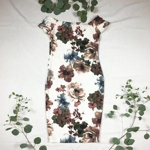 Floral Off the Shoulder Dress